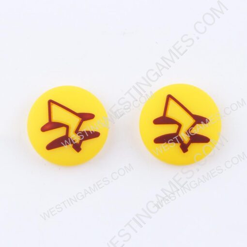 New Pokemon Thumb Grips Analog Caps Silicone Rubber For NS Switch Joy-con - Picachu Tail