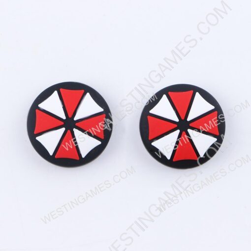 New Thumb Grips Analog Caps Silicone Rubber For NS Switch Joy-con - Resident Evil