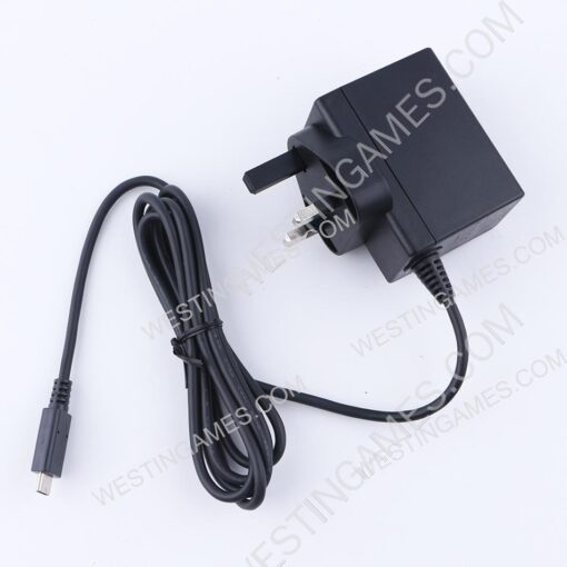 110-220V Power AC Adapter Type-C Quick Charger Cord for NS switch Console UK Plug - OEM A+