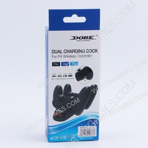 USB Dual Charging Dock V2 with Charging Station Stand LED Indicator for PS4 Controller - Image 8