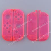Left and Right Housing Cover Case Set for Switch Joy-con Clear Pink 03
