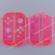 Left and Right Housing Cover Case Set for Switch Joy-con Clear Pink 04