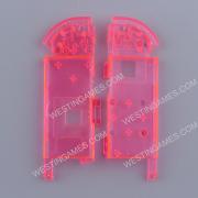 Left and Right Housing Cover Case Set for Switch Joy-con Clear Pink 05