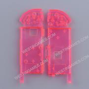 Left and Right Housing Cover Case Set for Switch Joy-con Clear Pink 06