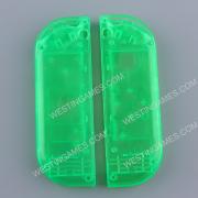 Left and Right Housing Cover Case Set for Switch Joy-con Clear Green 02