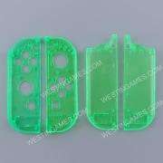 Left and Right Housing Cover Case Set for Switch Joy-con Clear Green 03
