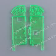 Left and Right Housing Cover Case Set for Switch Joy-con Clear Green 06