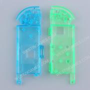 Left and Right Housing Cover Case Set for Switch Joy-con Clear Green and Blue 05