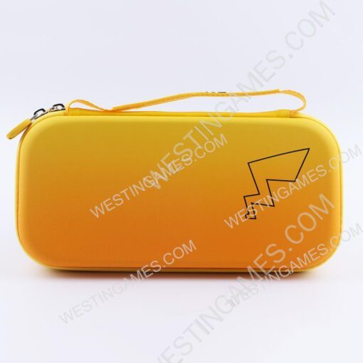 New Deluxe Yellow Travel Carrying Pouch Case for Nintendo Switch - Pokemon - Image 3