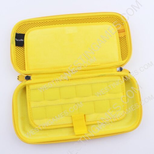New Deluxe Yellow Travel Carrying Pouch Case for Nintendo Switch - Pokemon - Image 5
