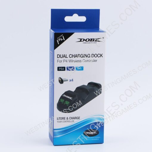 USB Dual Charging Dock V2 with Charging Station Stand LED Indicator for PS4 Controller
