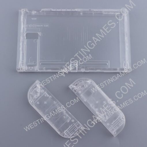 Replacement Housing Cover Case DIY Set for Nintendo Switch Conosle and Joy-con Clear - Image 2