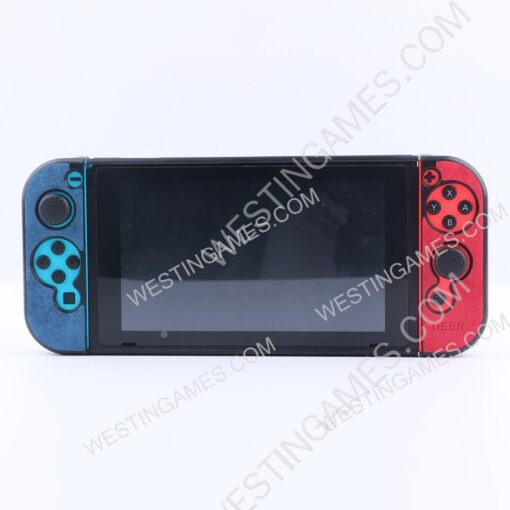 Minithink Anti Sweat Cloth Elk Art Protecting Waterproof Cover Shockproof Case for Switch Blue-Red