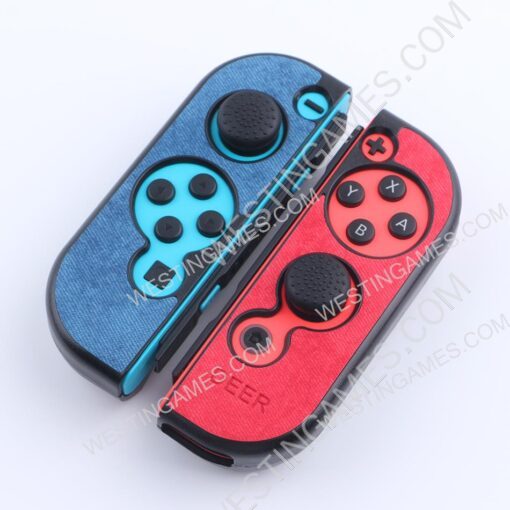 Minithink Anti Sweat Cloth Elk Art Protecting Waterproof Cover Shockproof Case for Switch Blue-Red - Image 3