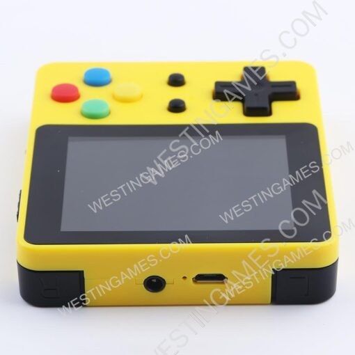 LDK 64Bit Retro Mini handheld Video Game 2.6inch Screen 10K Games Support Download TV Out Yellow - Image 5