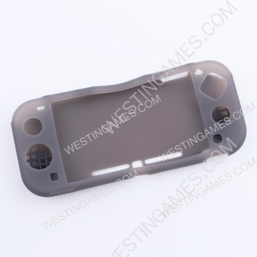 Protective Anti-Slip Soft Silicone Skin Case Handle Grip for Switch Lite Console - Grey - Image 2