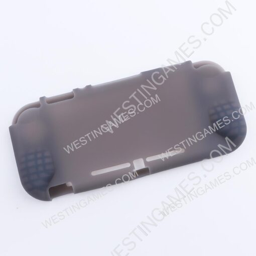 Protective Anti-Slip Soft Silicone Skin Case Handle Grip for Switch Lite Console - Grey - Image 3