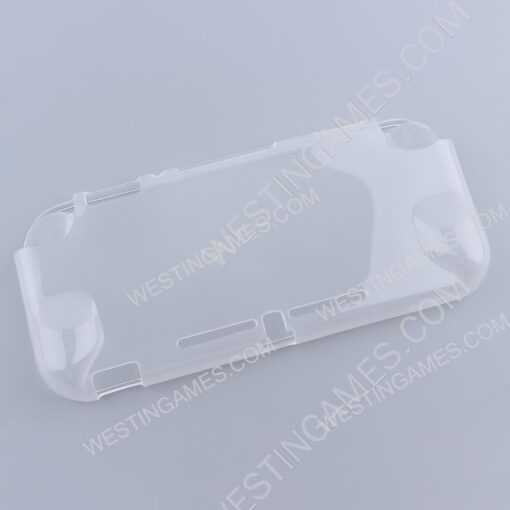 Comfortable Soft tpu Grip Case and Ergonomic Shock-Absorption Cover for Switch Lite - Clear White - Image 3