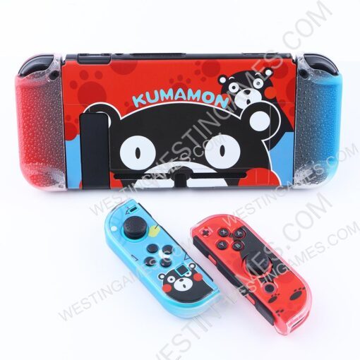 Upgrade New Complete Fashion Protective Cover Case Water-Drop for NS switch Kumamon B