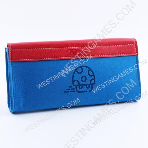 2in1 Deluxe Upgrade Travel Carrying Pouch Case with clip-on strap for Nintendo Switch - Super Mario - Image 5