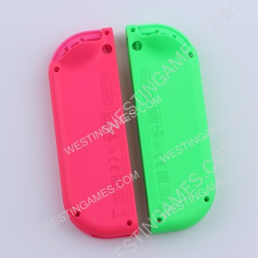Left and Right Housing Cover Case Set for Switch Joy-con Green and Pink - Image 2