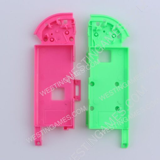 Left and Right Housing Cover Case Set for Switch Joy-con Green and Pink - Image 4