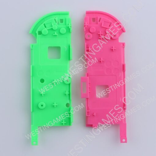 Left and Right Housing Cover Case Set for Switch Joy-con Green and Pink - Image 6