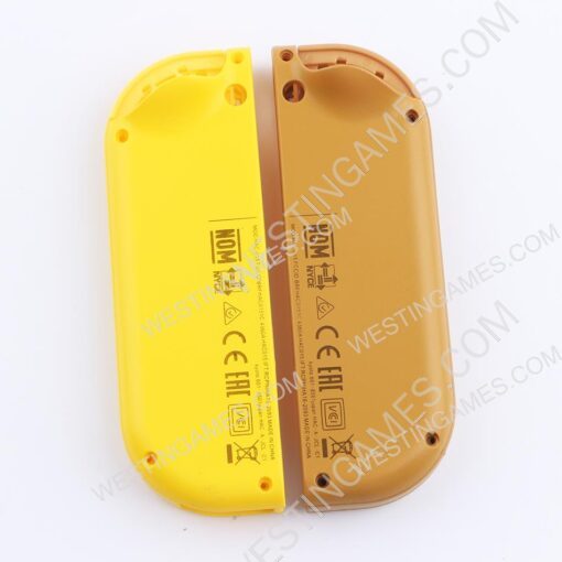 Pokemon Left and Right Housing Cover Case Set for switch Joy-con Brown and Yellow - Image 2