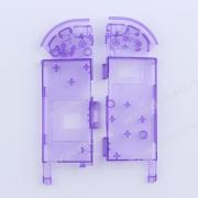 Left and Right Housing Cover Case Set for Switch Joy-con Clear Transparet Purple 05