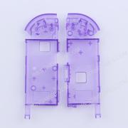 Left and Right Housing Cover Case Set for Switch Joy-con Clear Transparet Purple 06