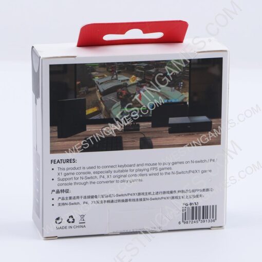 Mouse Keyboard and Controller FPS Converter USB Adapter to PS4 XBOX ONE SWITCH - Image 8