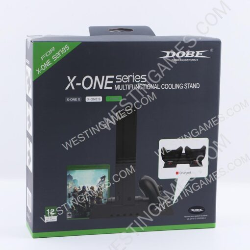 Multifunctional Cooling Stand with Controller Charging and Disc Slot Station for XBOX ONE and Slim X