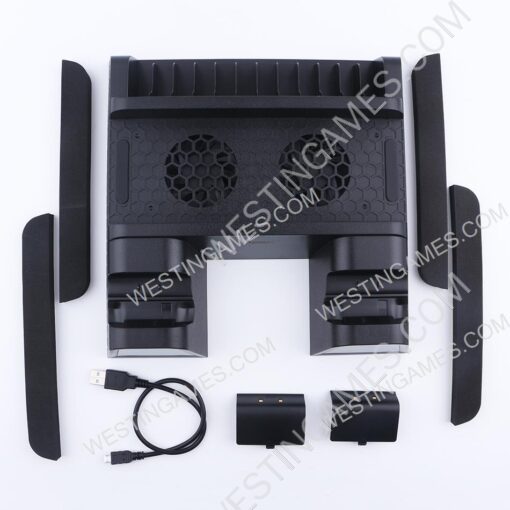 Multifunctional Cooling Stand with Controller Charging and Disc Slot Station for XBOX ONE and Slim X - Image 2