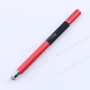 2 in 1 Metal Red Capacitive Pen Touch Screen Stylus Pencil for Switch Tablet iPad Cell Phone PC