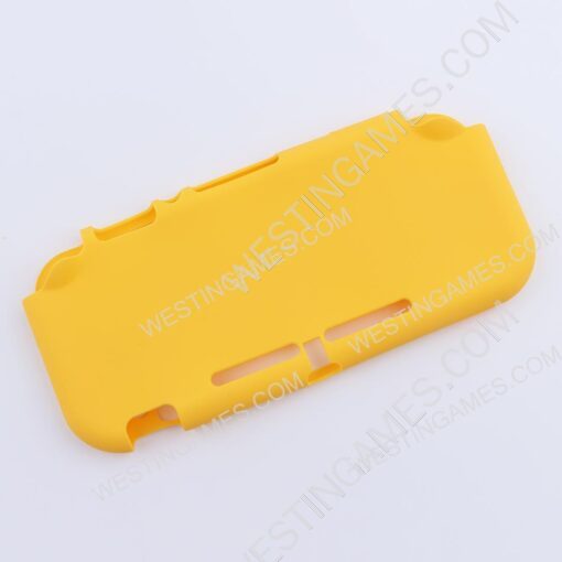 Protective Anti-Slip Soft Silicone Skin Case for Switch Lite Console - Yellow - Image 2