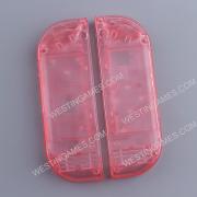 Left and Right Housing Cover Case Set replacement for Switch Joy-con Transparent pink 02