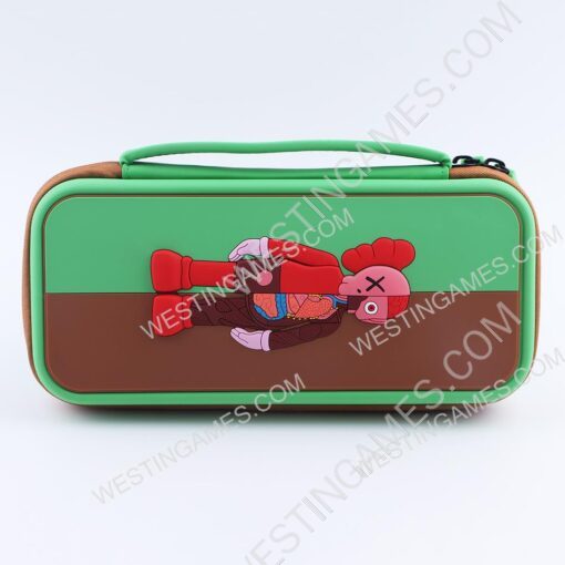 Deluxe Travel Carrying Case with Folding Stand for Nintendo Switch - Sesame Street Green
