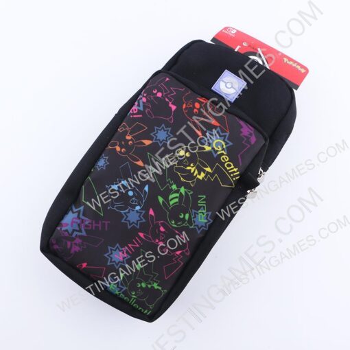 Fashion Backpack Travel Bag Holds for NS Switch and Switch Lite - Pikachu