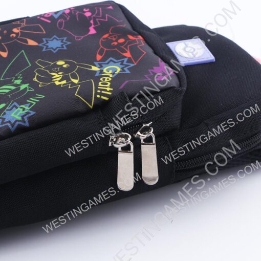 Fashion Backpack Travel Bag Holds for NS Switch and Switch Lite - Pikachu - Image 3