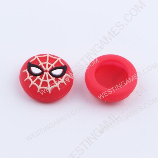 Marvel Avengers Thumb Grips Analog Caps Silicone Rubber For NS Switch Joy-con - Spider-Man - Image 3