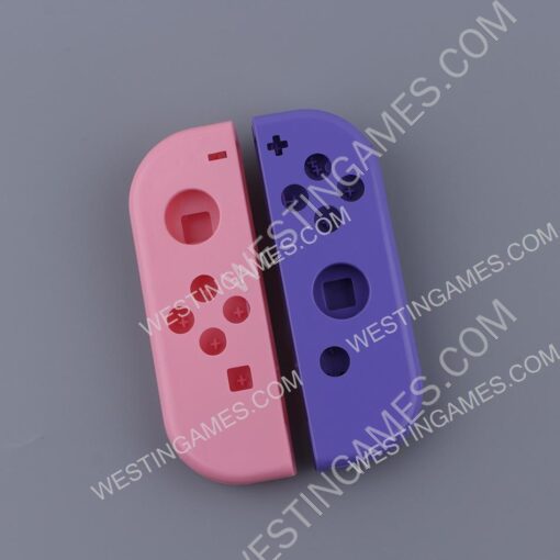 Left and Right Housing Cover Case Set replacement for switch Joy-con Pink and Purple