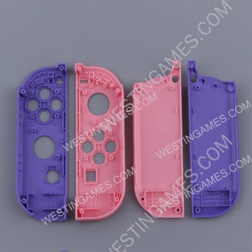 Left and Right Housing Cover Case Set replacement for switch Joy-con Pink and Purple - Image 3