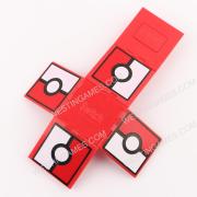 16 Slots Folding Game Cartridge and Micro SD Card Case Holder for Switch - Pockemon Ball 05
