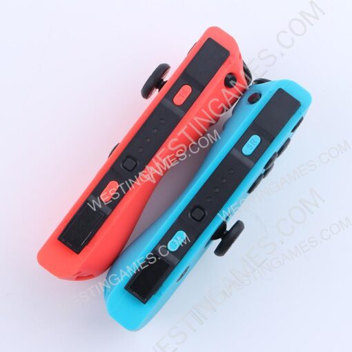 New Design Left and Right Wireless Joycon Controller for Switch Console - Red and Blue - Image 5
