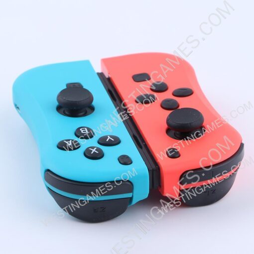 New Design Left and Right Wireless Joycon Controller for Switch Console - Red and Blue - Image 6