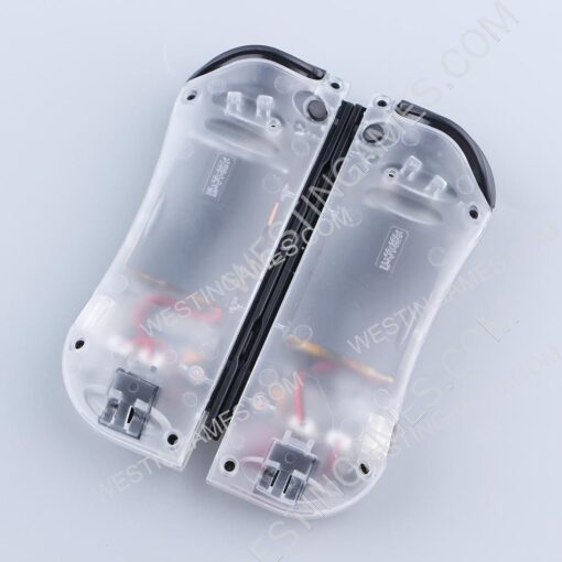 New Design Left and Right Wireless Joycon Controller for Switch Console - Transparent Clear - Image 4