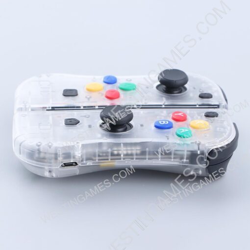 New Design Left and Right Wireless Joycon Controller for Switch Console - Transparent Clear - Image 6
