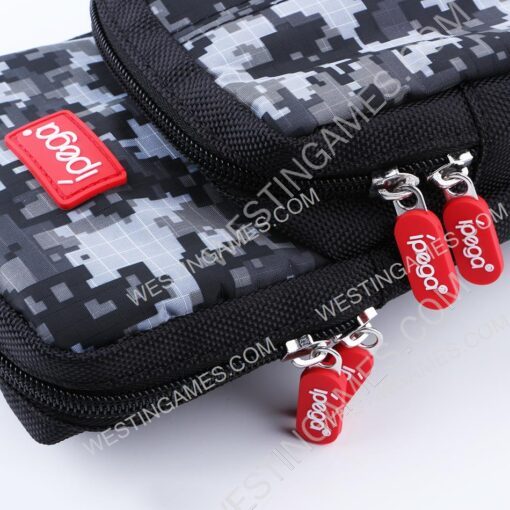 Fashion Backpack Travel Bag Holds PG-9183 for Switch Lite - Camouflage black - Image 4