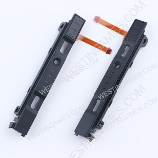 Left and Right Plastic Rail Assembly with Flex Cable Replacement for Switch Joy-con