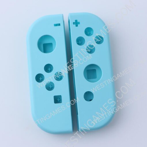 Left and Right Housing Cover Case Set replacement for switch Joy-con Light Blue
